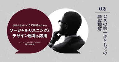 医薬品市場でのCX創造のためのソーシャルリスニングとデザイン思考の応用|#2 CXの第一歩としての顧客理解