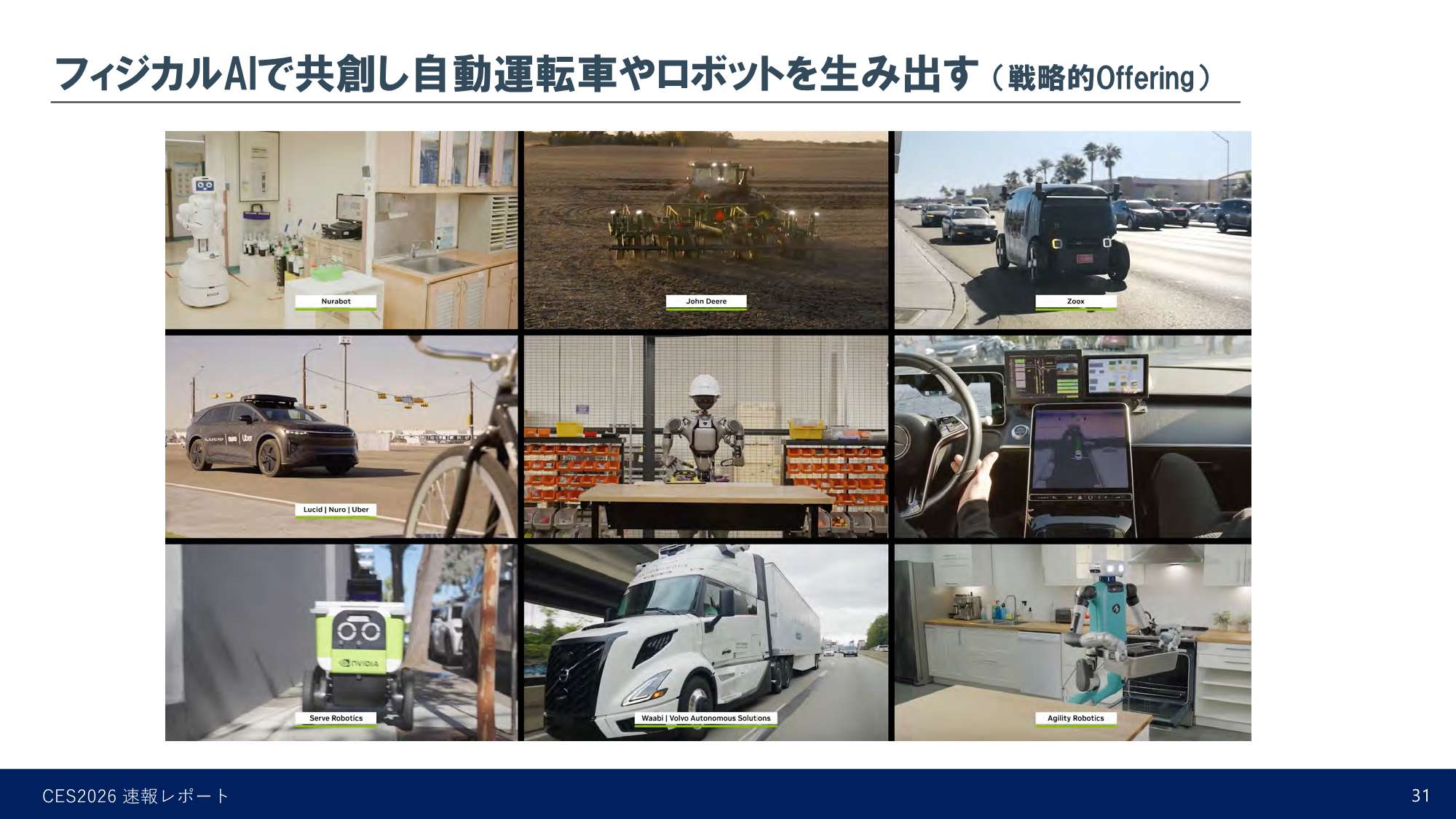 フィジカルAIで共創し自動運転車やロボットを生み出す