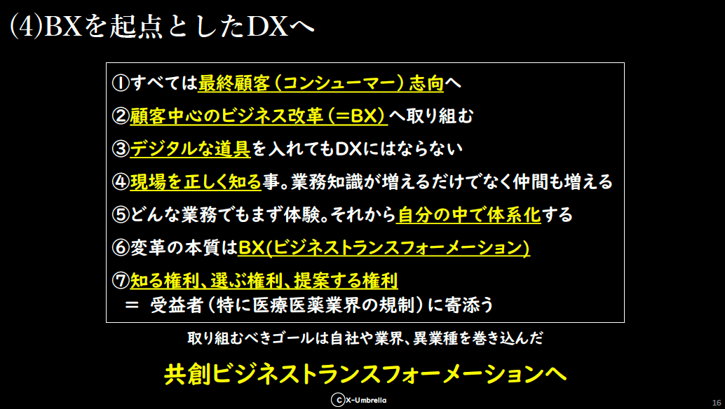 BXを起点としたDXへ