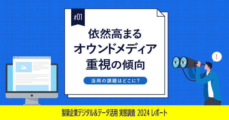 #1 依然高まるオウンドメディア重視の傾向。活用の課題はどこに?|製薬企業デジタル&データ活用 実態調査2024レポート