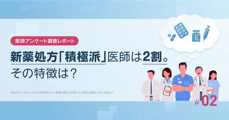 新薬処方「積極派」医師は2割。その特徴は?